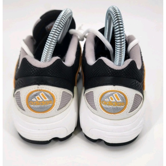 RARE VINTAGE ADIDAS TORSION SNEAKERS WOMENS SIZE 6 BLACK GRAY GOLD Y2K 2000S - Picture 4 of 14